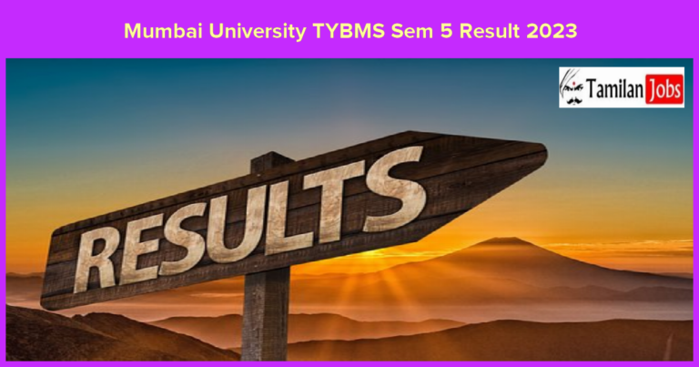 Mumbai University TYBMS Sem 5 Result 2023
