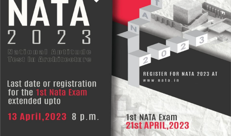 NATA Exam Starts tomorrow 2023: Check 2nd, 3rd Registration Date @ nata.in
