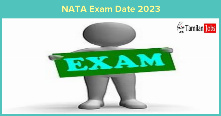 NATA Exam Date 2023