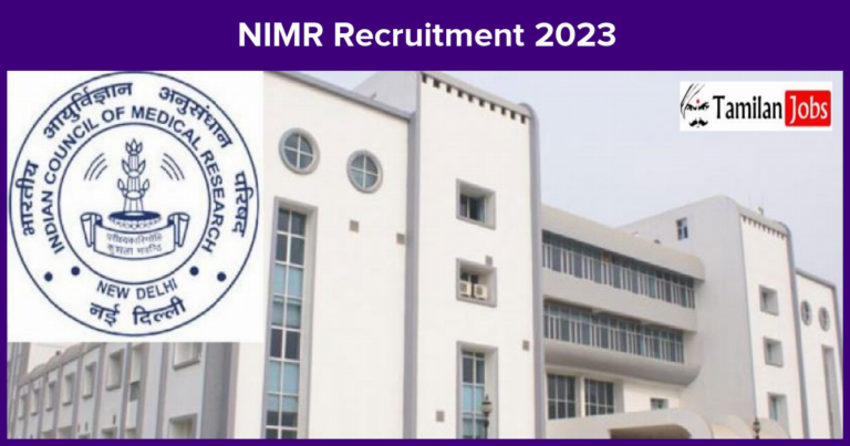 NIMR Recruitment 2023: Direct Interview for Project Assistant & Project Technician Jobs!