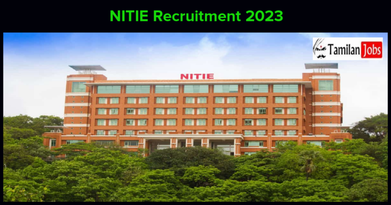 NITIE Recruitment 2023