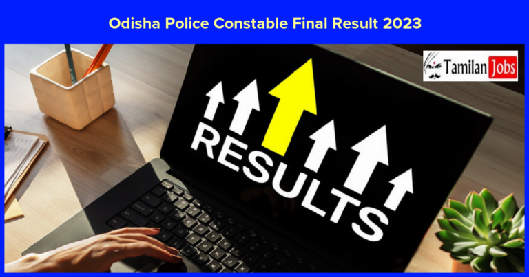 Odisha Police Constable Final Result 2023