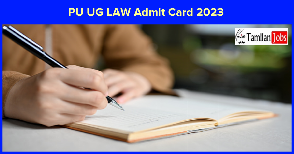 PU UG LAW Admit Card 2023 