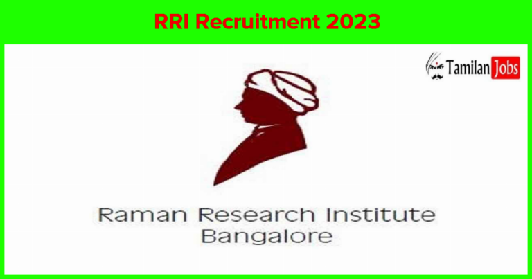 RRI Recruitment 2023