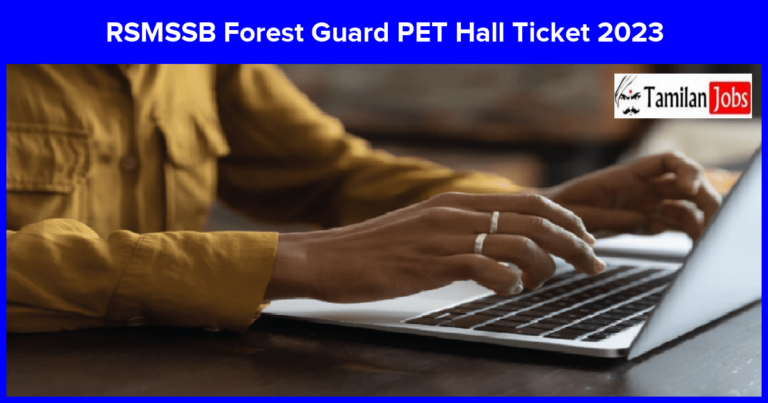 RSMSSB-Forest-Guard-PET-Hall-Ticket