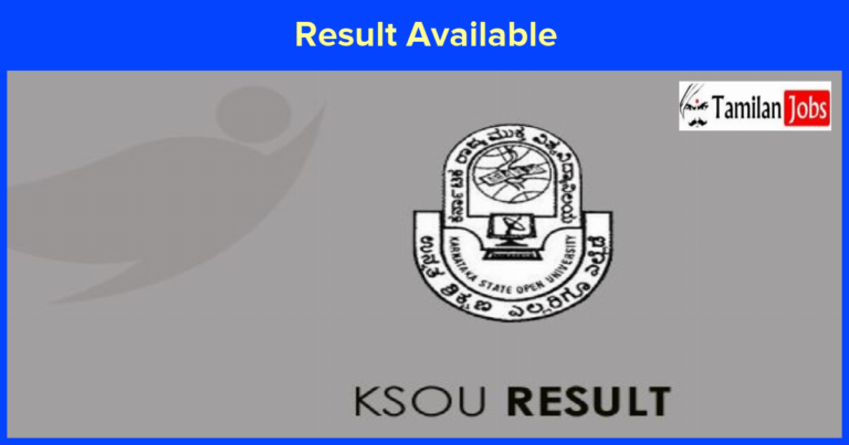 KSOU Result 2023 Released For UG, PG Sem Exam
