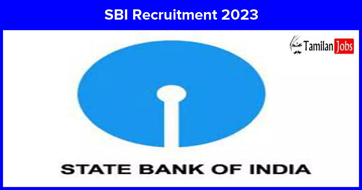 SBI Recruitment 2023