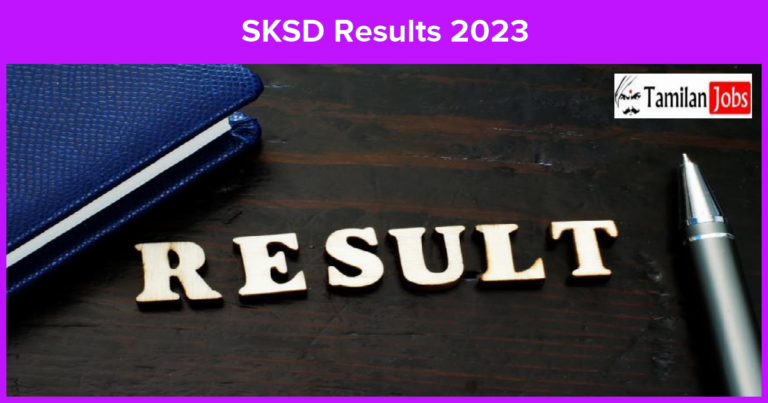 Check SKSD Results 2023 (11th April) for SKSD Mahila Kalasala