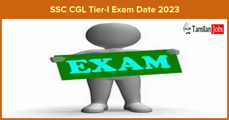 SSC CGL Tier-I Exam Date 2023
