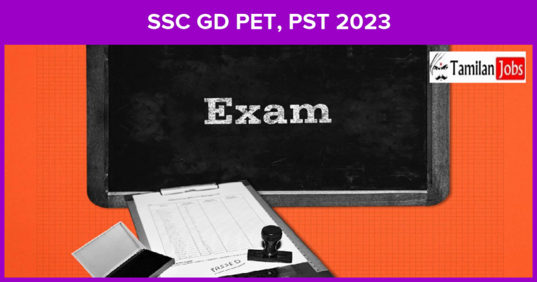 SSC GD PET/PST 2023