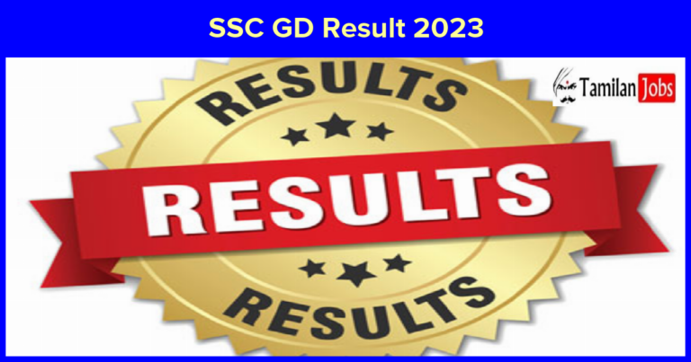 SSC GD Result 2023