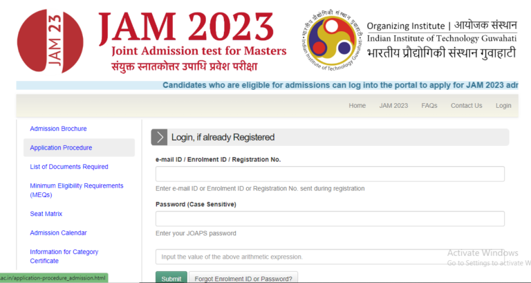 IIT JAM 2023 Conselling Registration Ends Today