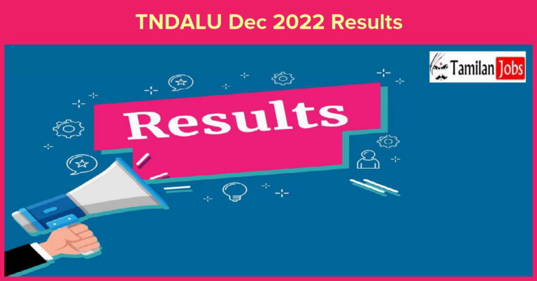 TNDALU Dec 2022 Results