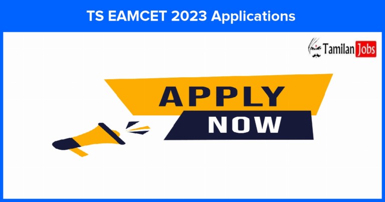 TS EAMCET 2023 Applications