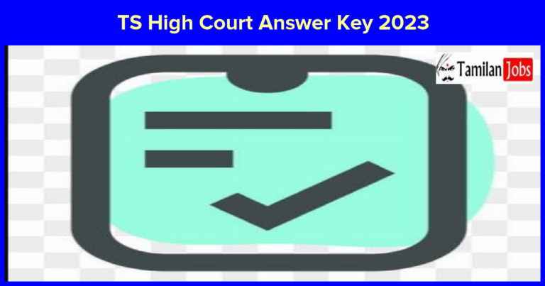 TS High Court Answer Key 2023