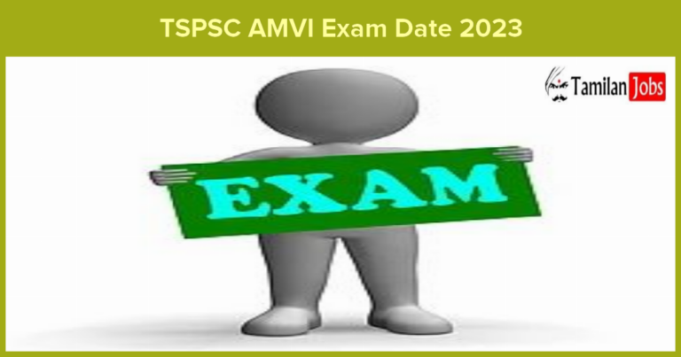 TSPSC AMVI Exam Date 2023