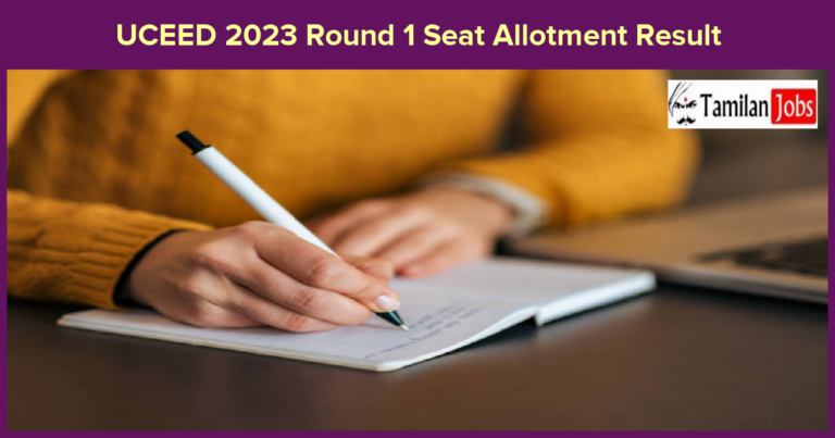 UCEED 2023 Round 1 Seat Allotment Result