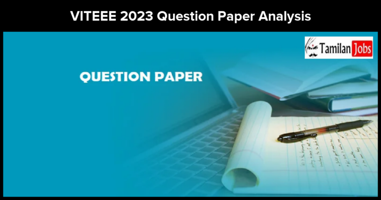 VITEEE 2023 Question Paper Analysis