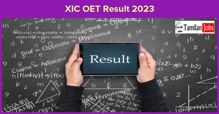 XIC OET Result 2023