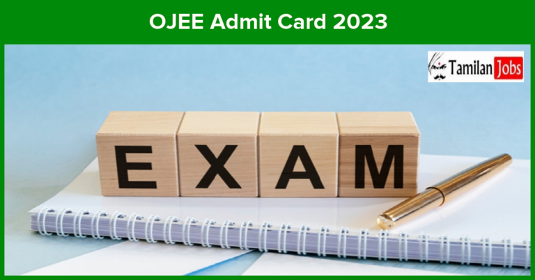 OJEE Admit Card 2023
