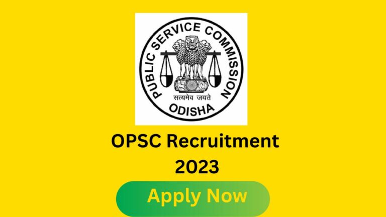 OPSC AMO Recruitment 2023 (OUT): Apply for 116 Ayurvedic Medical Officer Posts!