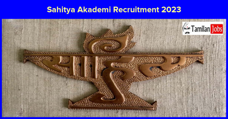 Sahitya Akademi Recruitment 2023
