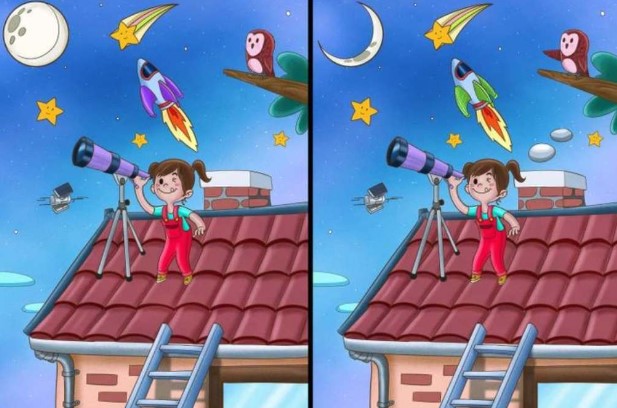 Brain Teaser: Find The Difference Between Telescope Pictures In 20 secs