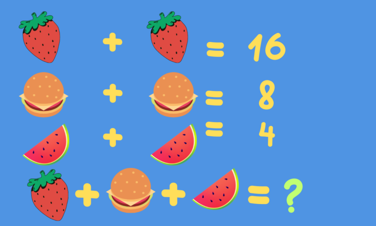 Brain Teaser: Solve This Fruit Equation in 11 Secs, 99% Will Fail