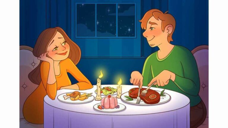 Brain Teaser: A Man and A Lady Having Dinner Romantically! Find What is Wrong