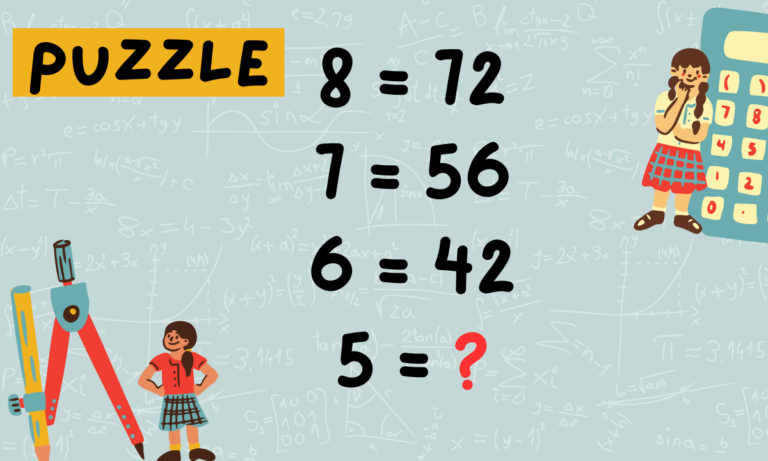 Brain Teaser: Solve This Confusing Math Puzzle in 10secs 8=72