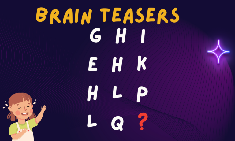Brain Teaser: Find The Next Letter Under 12 Secs! L Q ?