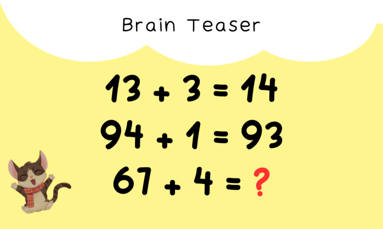 Brain Teaser: Solve This Tricky Math Puzzle in 7secs 13+3=?
