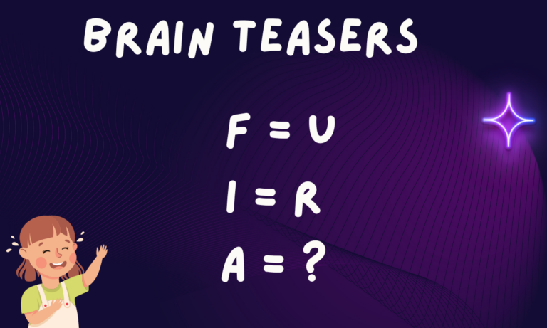 Brain Teaser: If F=U Then Find A=? within 15 Secs