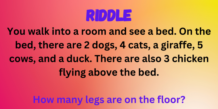 Brain Teaser To Test Your IQ Level: You Walk Into A Room And See A Bed, Riddle
