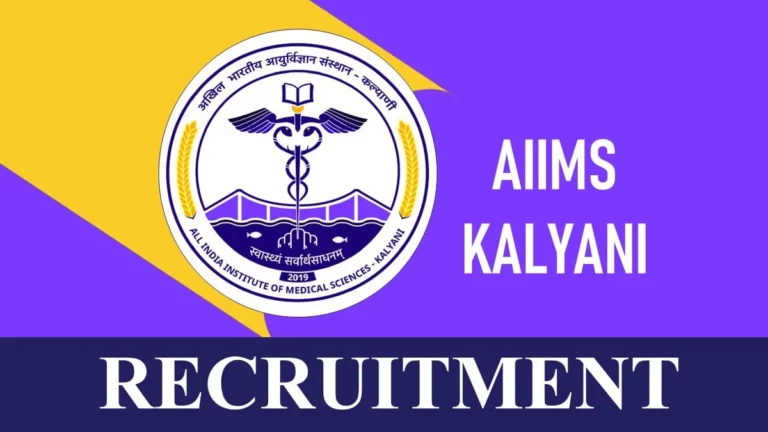 AIIMS-kalyani Recruitment 2023