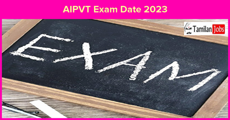 AIPVT Exam Date 2023