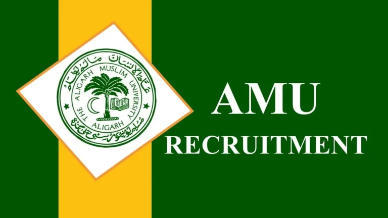 AMU Recruitment 2023