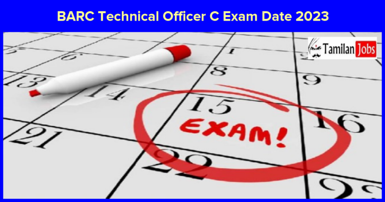 BARC Technical Officer C Exam Date 2023, Check Admit Card PDF Here