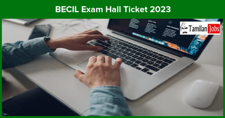 BECIL Exam Hall Ticket 2023