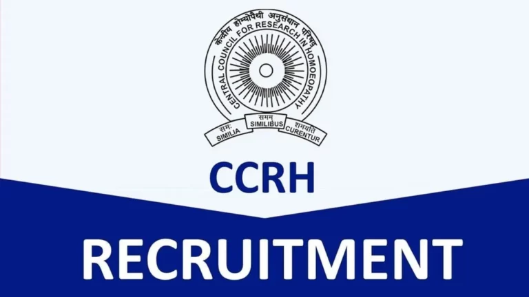 CCRH Recruitment 2023