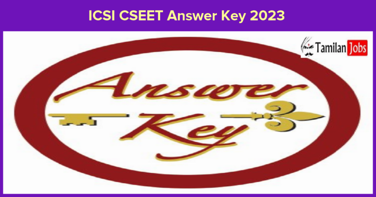 ICSI CSEET Answer Key 2023