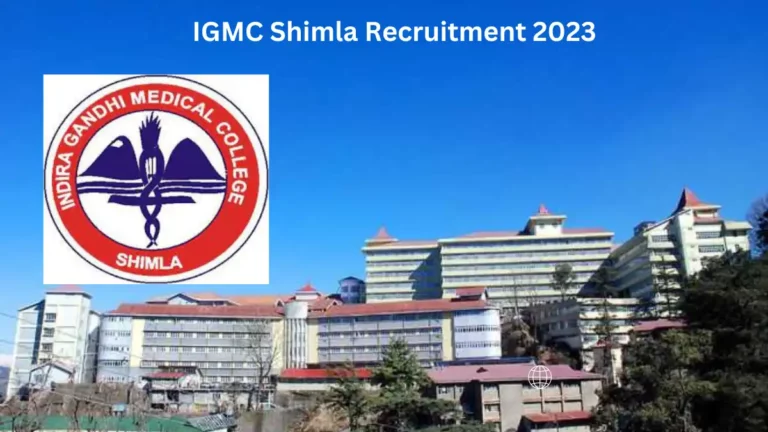 IGMC-Shimla Recruitment 2023