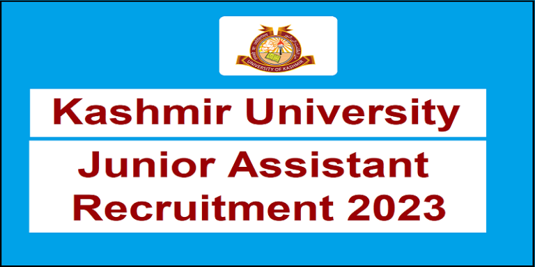 Kashmir-University Recruitment-2023