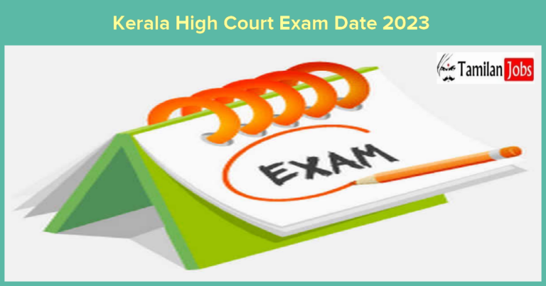 Kerala High Court Exam Date 2023