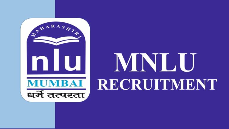 MNLU Mumbai Recruitment 2023