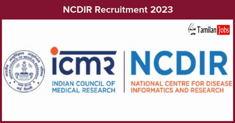 NCDIR-Recruitment-2023