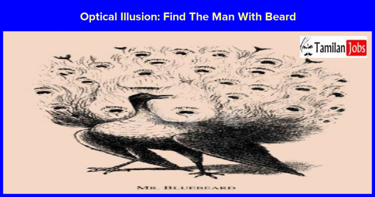 Brain Teaser: Find The Man With Beard Hidden Inside The Peacock in 12 Secs