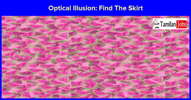 Brain Teaser: Find The Skirt Hiding Among The Water Melon Pieces in 20 Secs