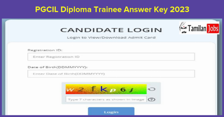 PGCIL Diploma Trainee Answer Key 2023