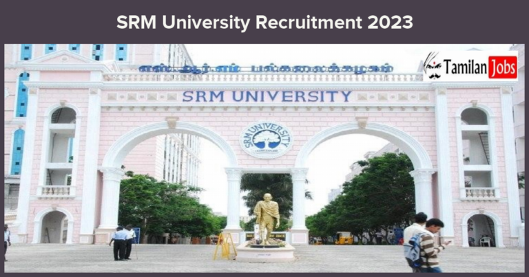 SRM-University-Recruitment-2023